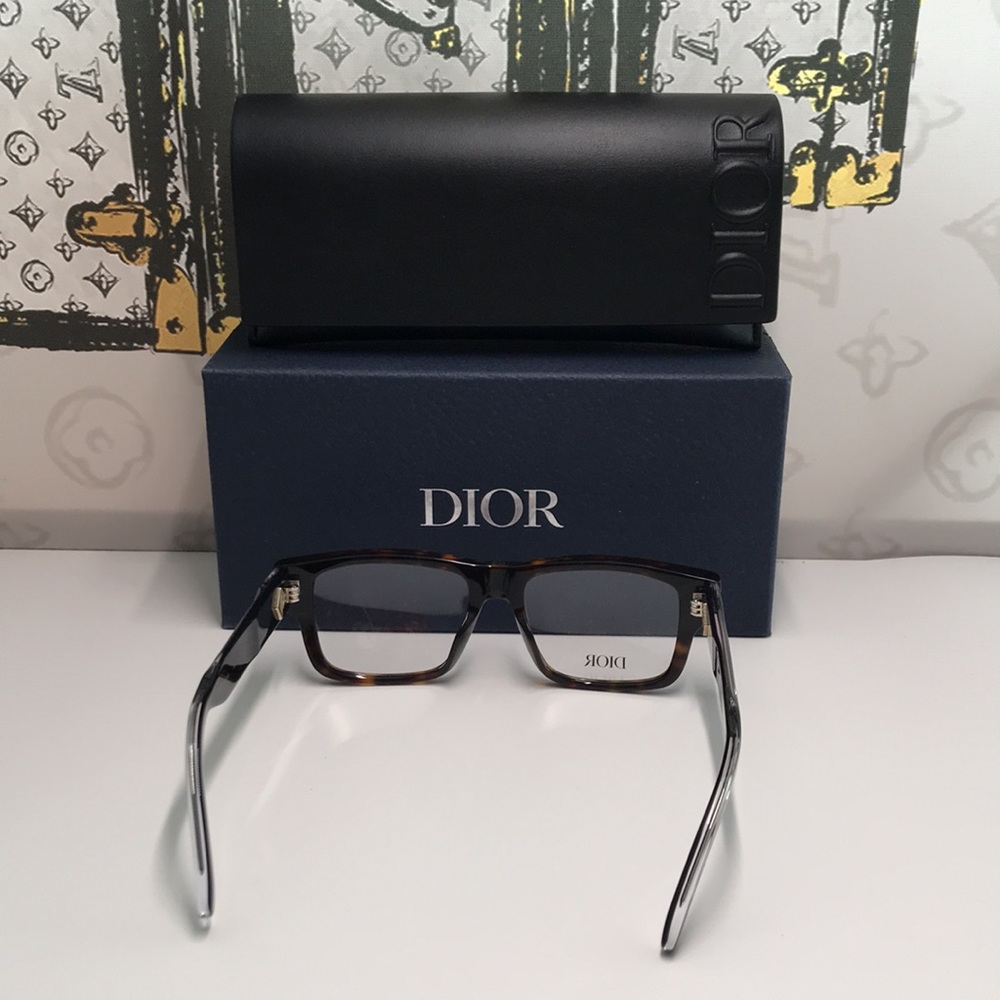 Dior Tortoise Shell Glasses CD DIAMONDO S31 - Picture 4 of 10